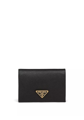 Prada Saffiano logo wallet - Black