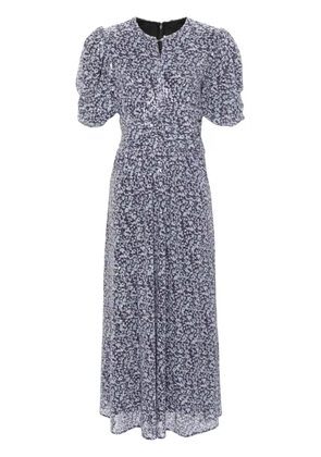 ROTATE BIRGER CHRISTENSEN sequinned printed maxi dress - Purple