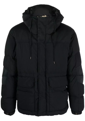 Ten C Vail Combo hooded down jacket - Black