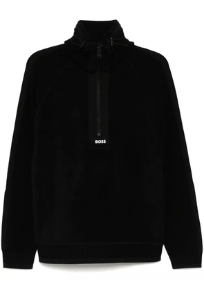 BOSS half-zip sweatshirt - Black