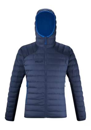 Pascal Millet logo-print down jacket - Blue