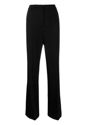 Moschino high-rise straight-leg trousers - Black