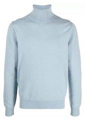 Maison Margiela high-neck cashmere jumper - Blue