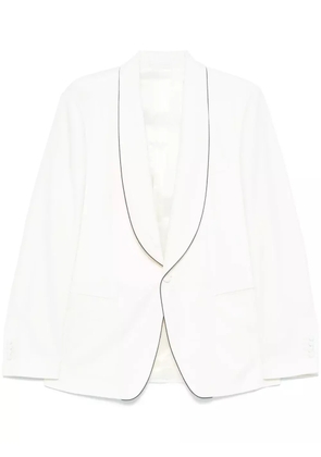 Lardini contrasting-trim blazer - Neutrals
