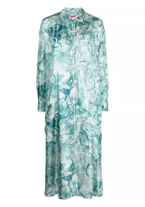 F.R.S For Restless Sleepers forest-print shirt dress - Green