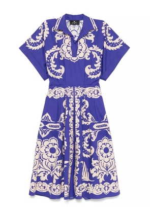 ETRO printed midi dress - Blue