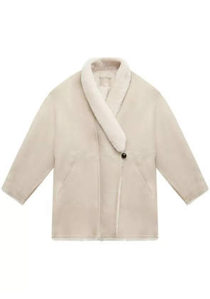 ISABEL MARANT Elanore shearling jacket - Neutrals