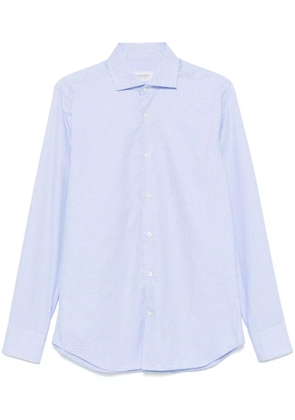 Tintoria Mattei patterned-jacquard shirt - Blue