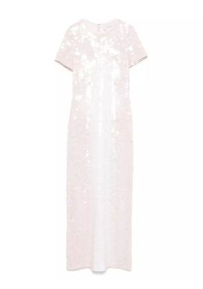 Sportmax sequinned midi dress - Neutrals