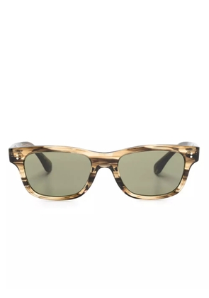 Oliver Peoples Rosson rectangle-frame sunglasses - Brown