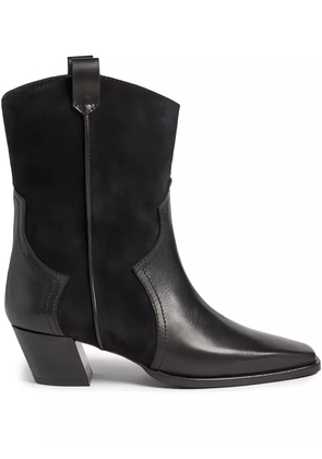 Castañer 40mm suede-leather cowboy boots - Black