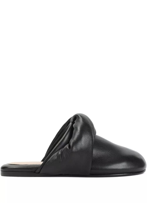 Carven knotted leather mules - Black