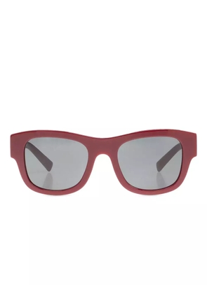 Dolce & Gabbana Eyewear logo-plaque sunglasses - Red