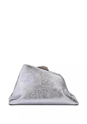 The Attico Day Off clutch bag - Silver