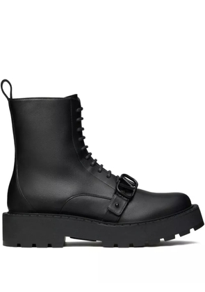 Valentino Garavani 45mm VLogo Signature combat boots - Black