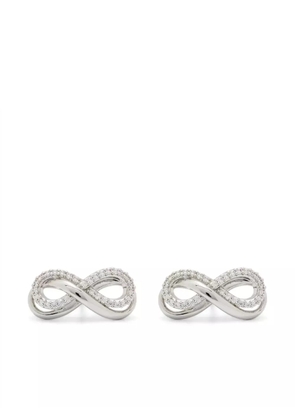 Swarovski Hyperbola stud earrings - White
