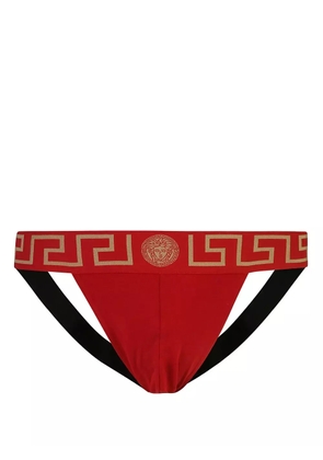 Versace Greca Border jockstrap - Red