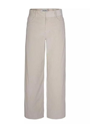 'S Max Mara Eneide corduroy trousers - White