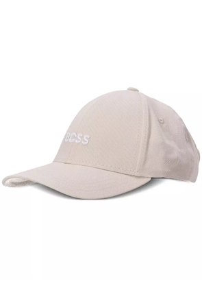 BOSS logo-embroidered baseball cap - Neutrals