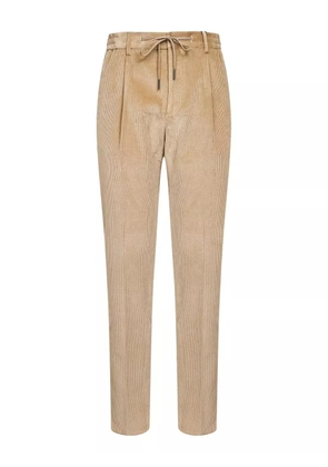 Tagliatore elasticated drawstring-waist trousers - Neutrals