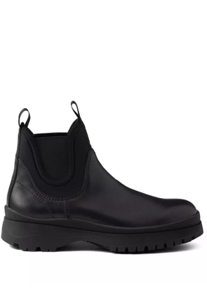Prada leather Chelsea boots - Black