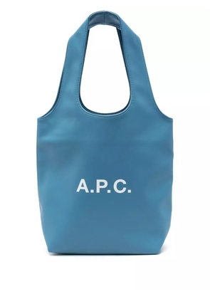 A.P.C. small Ninon tote bag - Blue