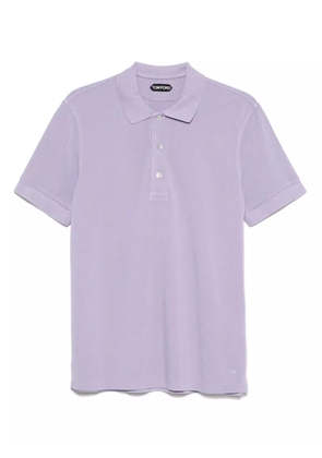 TOM FORD short-sleeve polo shirt - Purple