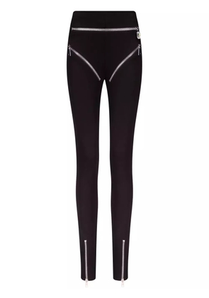 AREA Zipper Brief leggins - Black