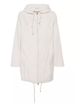 Herno shell zipped raincoat - Grey