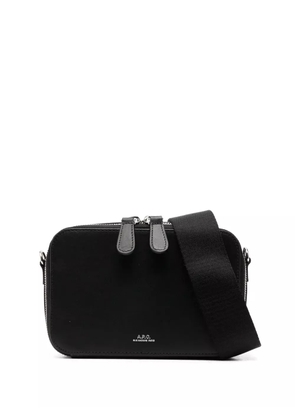 A.P.C. Soho leather messenger bag - Black
