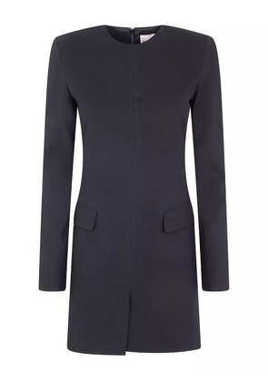 Semicouture long-sleeve mini dress - Blue