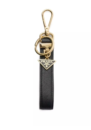 Prada leather keyring - Black