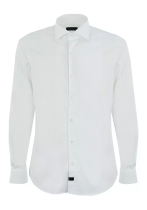 Fay long-sleeve point-collar shirt - White