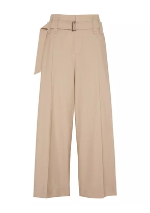Brunello Cucinelli belted trousers - Neutrals