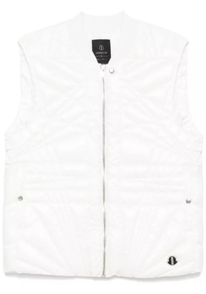 Moncler + Rick Owens x Rick Owens Megapenta Flight gilet - White
