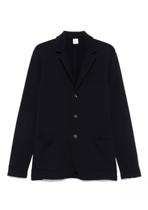 Eleventy single-breasted knitted blazer - Blue