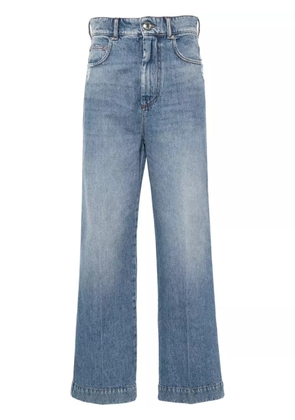 Sportmax high-rise straight-leg jeans - Blue