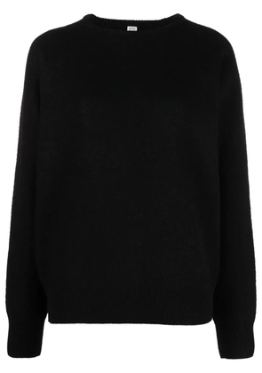 TOTEME crew-neck wool jumper - Black