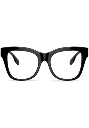 Burberry Eyewear TB-motif square-frame glasses - Black