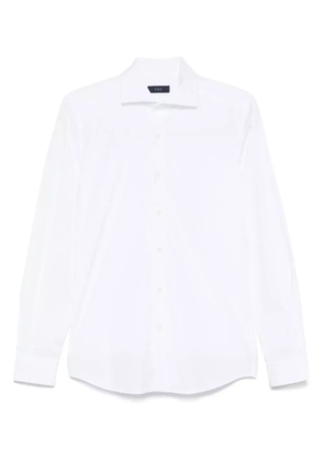 Fay stretch poplin shirt - White