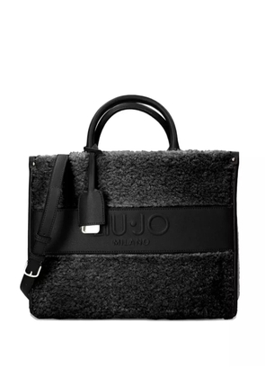 LIU JO logo-embossed tote bag - Black