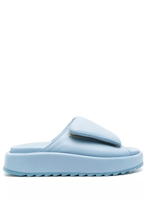 GIABORGHINI Gia touch strap slides - Blue