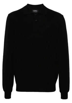 A.P.C. Jacob polo shirt - Black