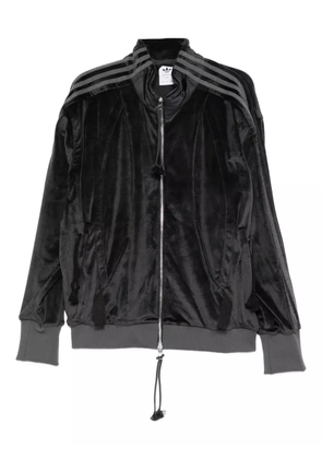 adidas zip-up sweatshirt - Black