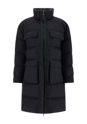 Brunello Cucinelli quilted zip jacket - Grey