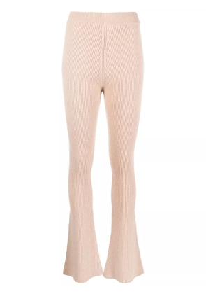 Peserico high-waist knitted trousers - Neutrals