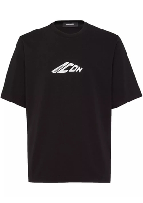 DSQUARED2 graphic-print cotton T-shirt - Black