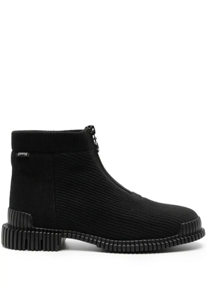 Camper Pix ribbed-texture ankle-lenght boots - Black