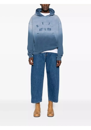 RETERNITY Événie logo-appliqué hoodie - Blue