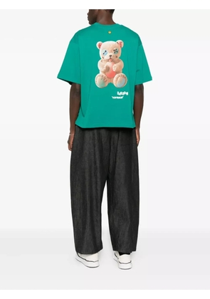 BARROW teddy-print T-shirt - Green